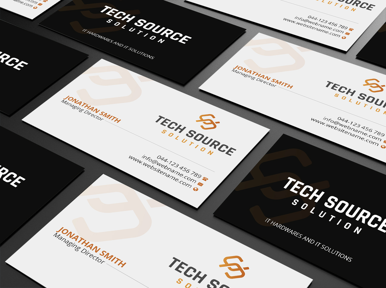 Business Card Design by Creations Box 2015 for Tech Source Solution | Design #18929784