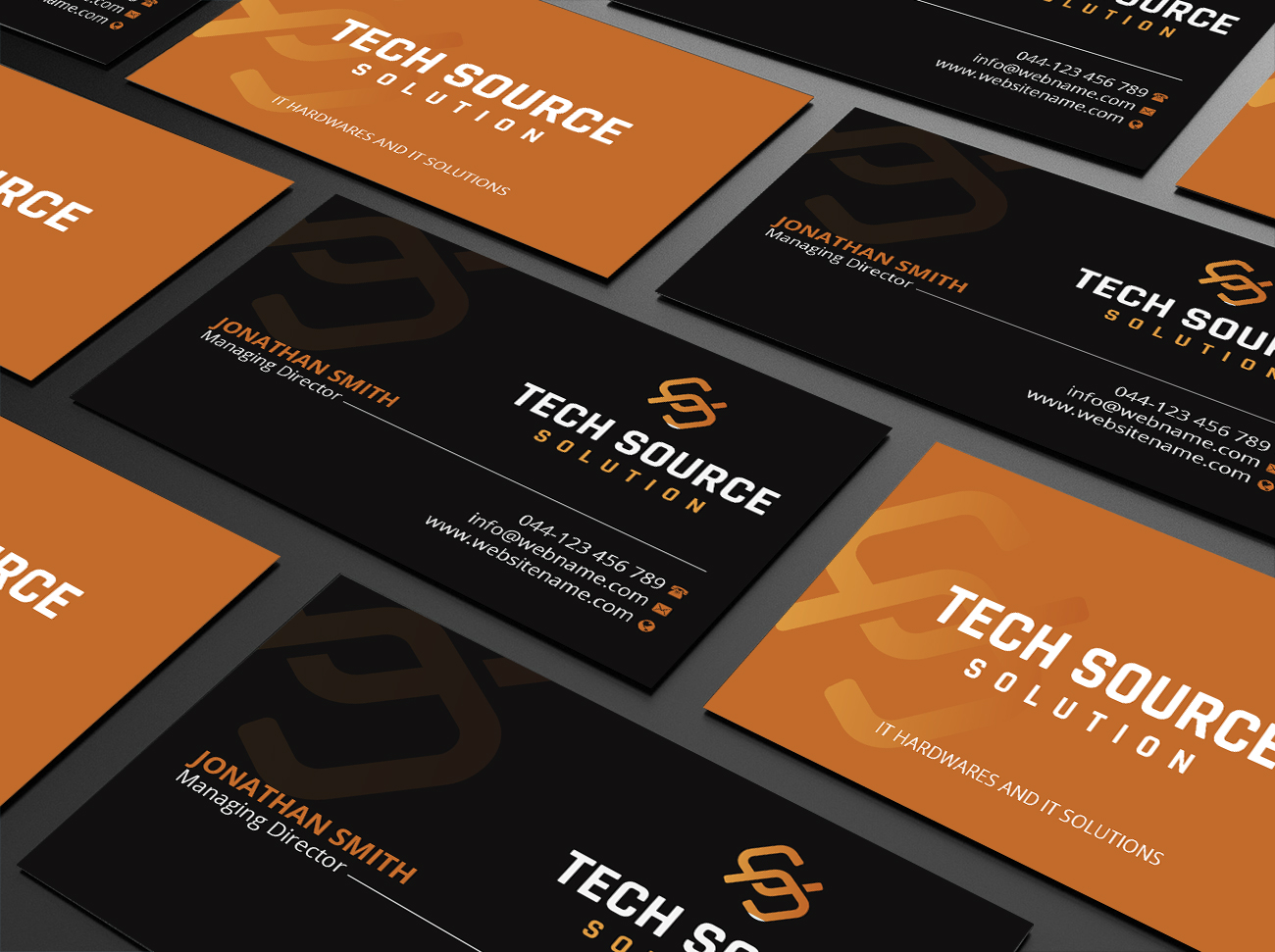 Business Card Design by Creations Box 2015 for Tech Source Solution | Design #18929785