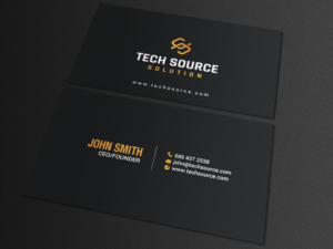 Business Card Design by chandrayaan.creative for Tech Source Solution | Design: #18922847