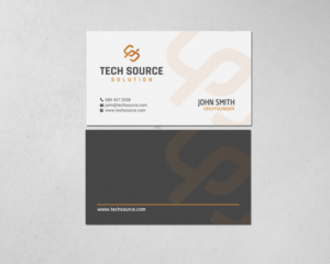 Business Card Design by chandrayaan.creative for Tech Source Solution | Design: #18922852