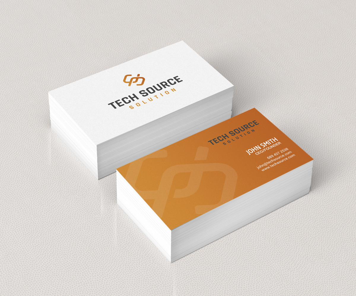 Business Card Design by chandrayaan.creative for Tech Source Solution | Design #18922857