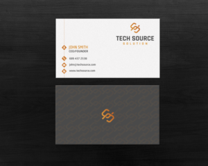 Tech Source Solution | Design de Carte de Visite par chandrayaan.creative