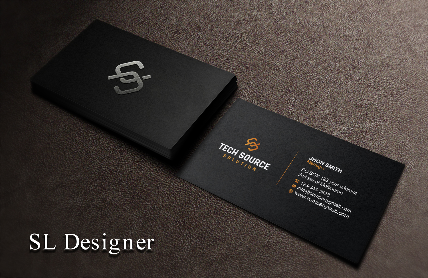 Business Card Design by SL Designer for Tech Source Solution | Design #18923703