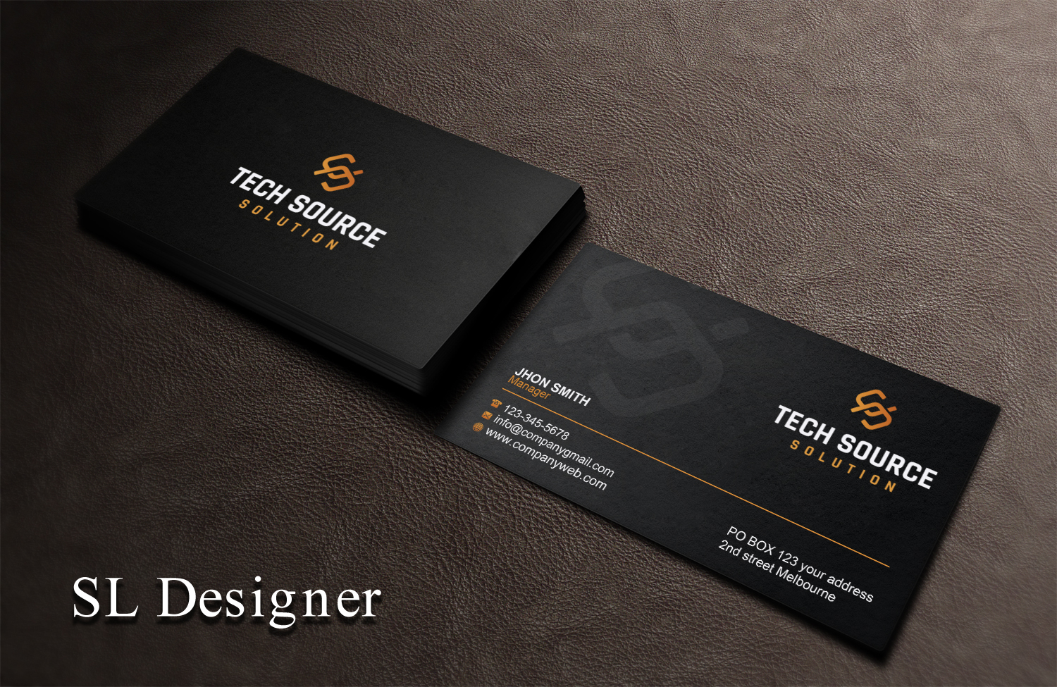 Visitenkarten-Design von SL Designer für Tech Source Solution | Design #18923716