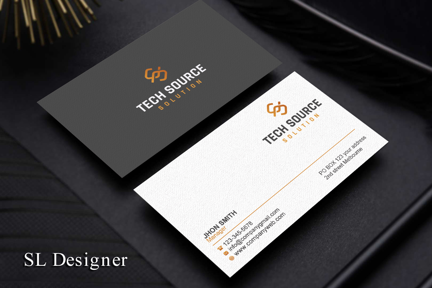 Business Card Design by SL Designer for Tech Source Solution | Design #18923733