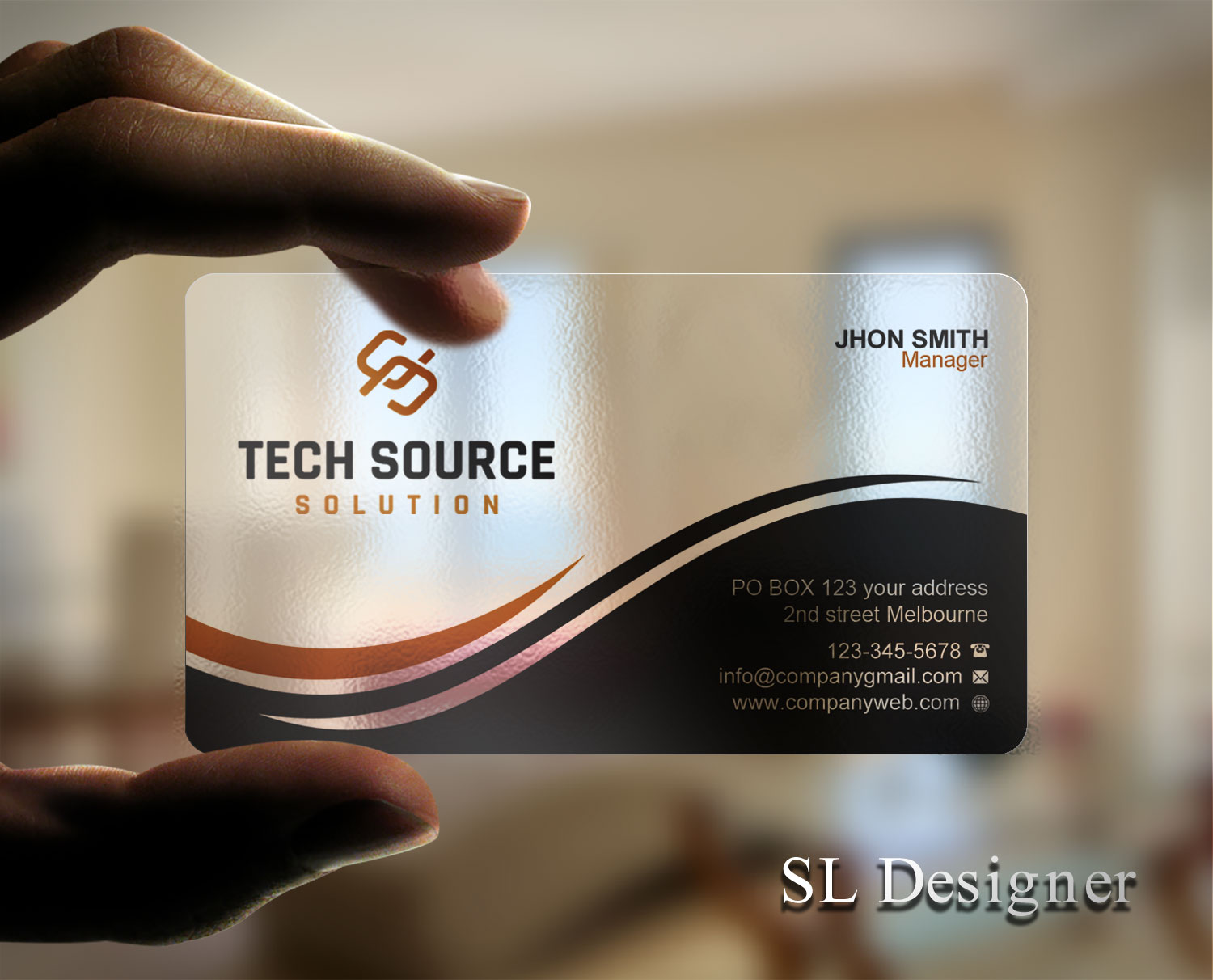 Business Card Design by SL Designer for Tech Source Solution | Design #18923734