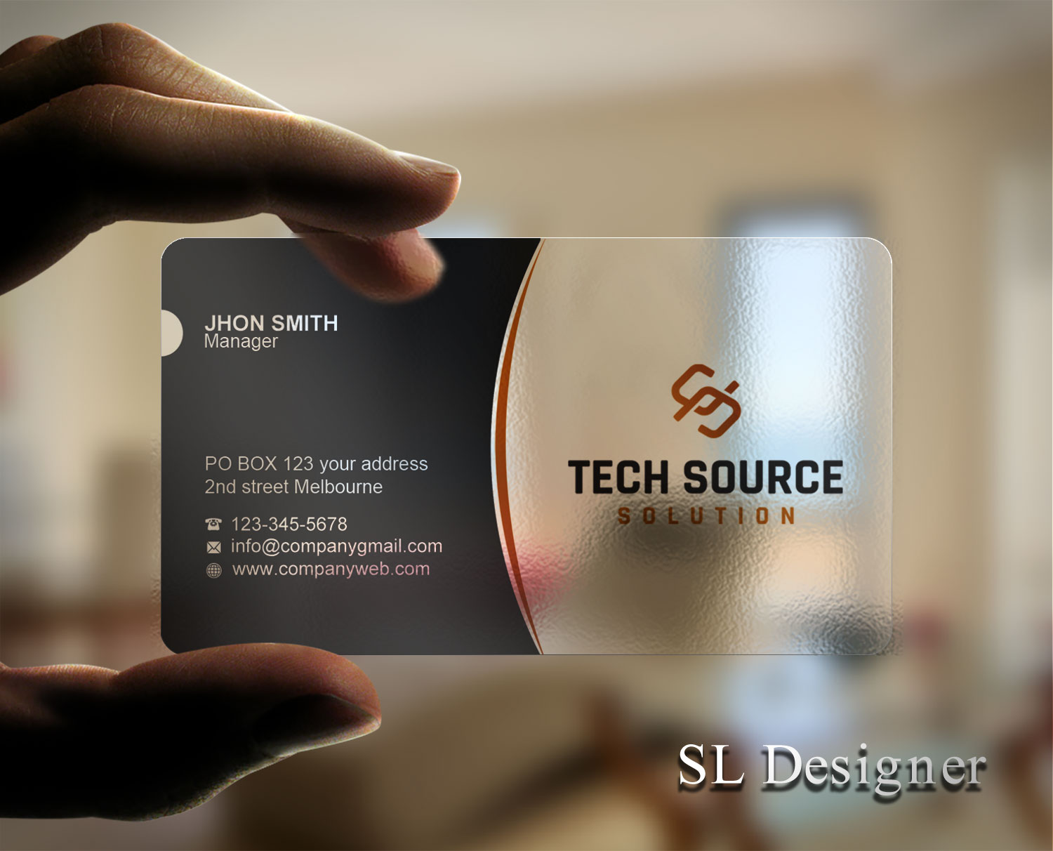 Business Card Design by SL Designer for Tech Source Solution | Design #18923735