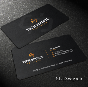 Tech Source Solution | Design de Carte de Visite par SL Designer