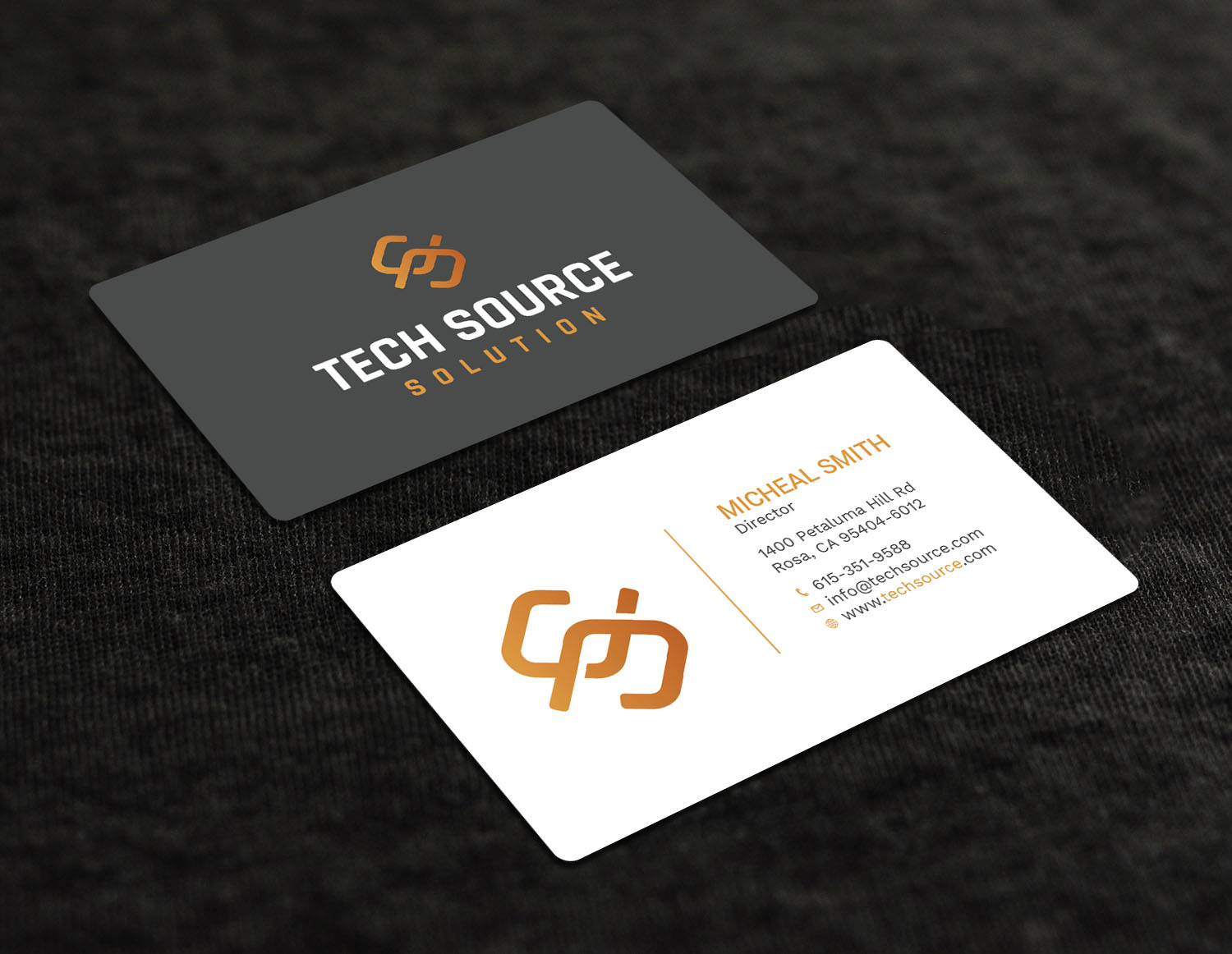 Design de Carte de Visite par Tripti Ranjan Gain pour Tech Source Solution | Design #18922711