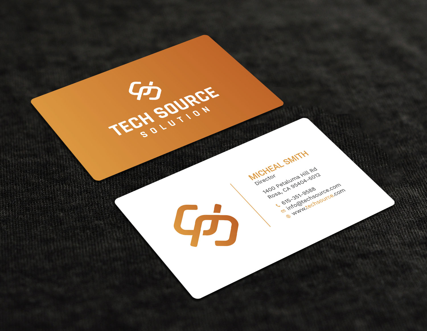 Business Card Design by Tripti Ranjan Gain for Tech Source Solution | Design #18922712