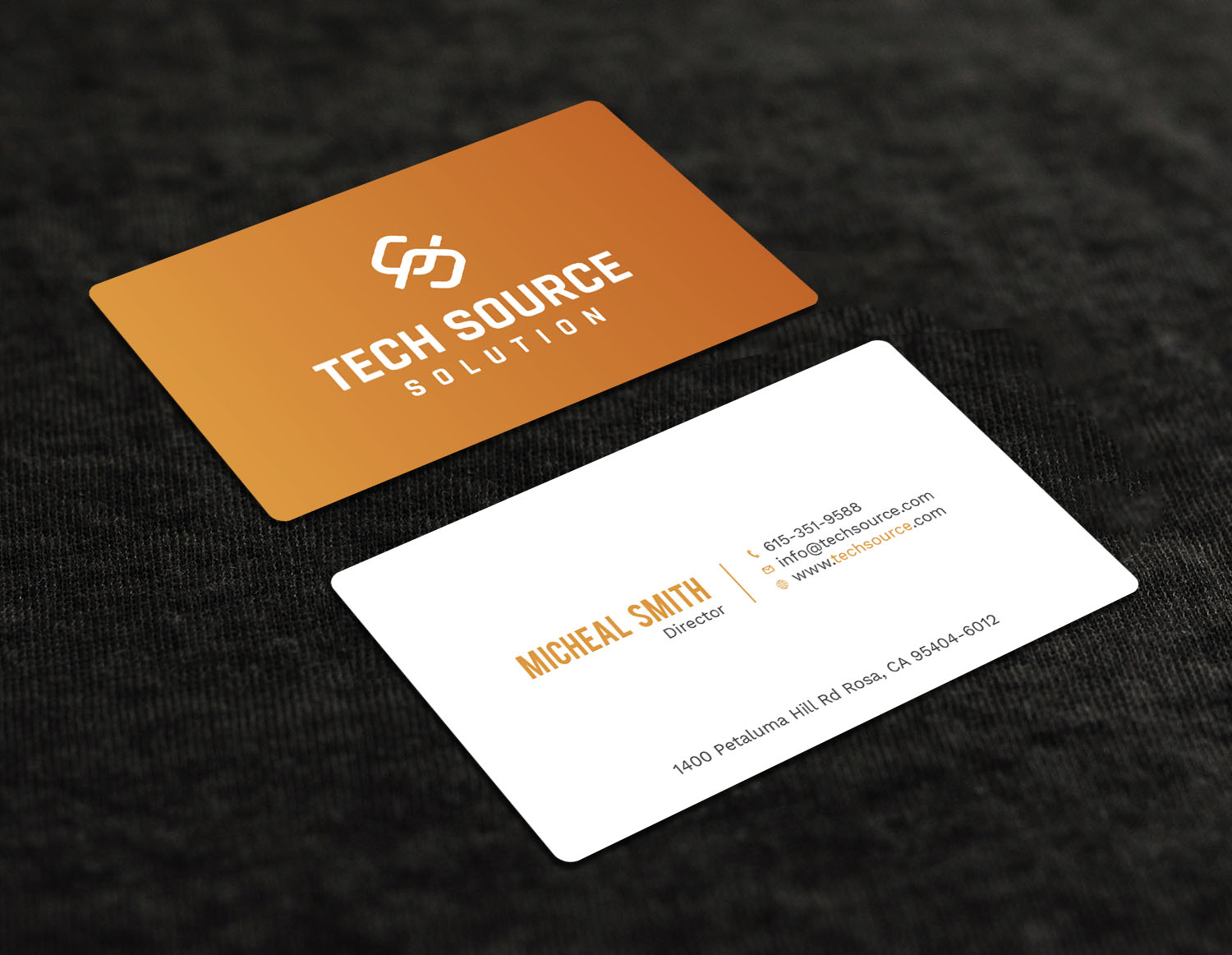 Business Card Design by Tripti Ranjan Gain for Tech Source Solution | Design #18922713