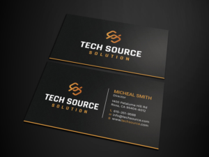 Business Card Design by Tripti Ranjan Gain for Tech Source Solution | Design: #18922718