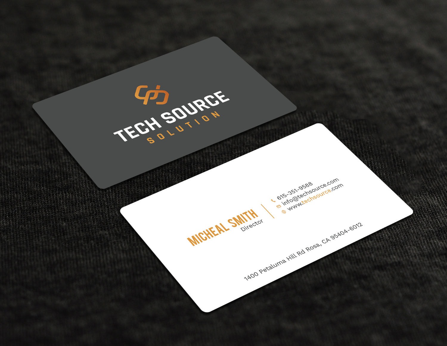 Business Card Design by Tripti Ranjan Gain for Tech Source Solution | Design #18922719