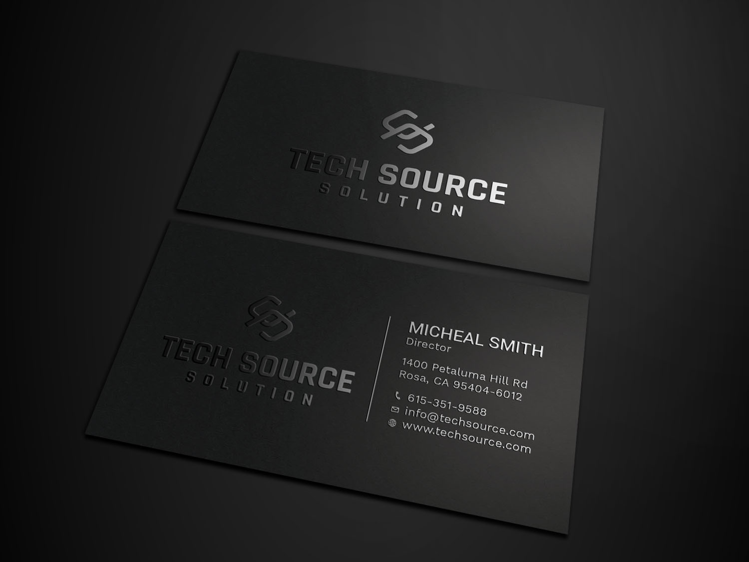 Business Card Design by Tripti Ranjan Gain for Tech Source Solution | Design #18922720