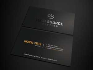 Business Card Design by Tripti Ranjan Gain for Tech Source Solution | Design: #18922726