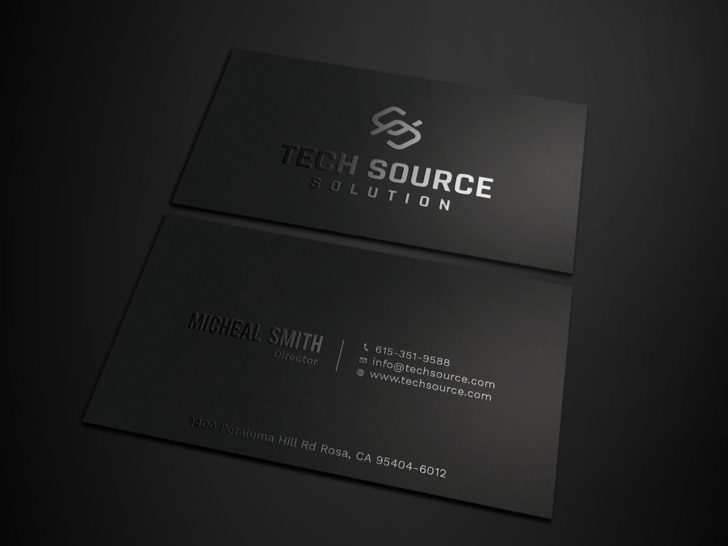 Business Card Design by Tripti Ranjan Gain for Tech Source Solution | Design #18922727
