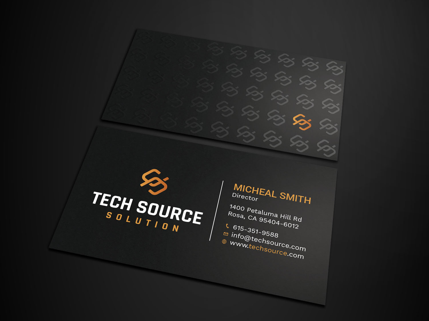 Business Card Design by Tripti Ranjan Gain for Tech Source Solution | Design #18922729