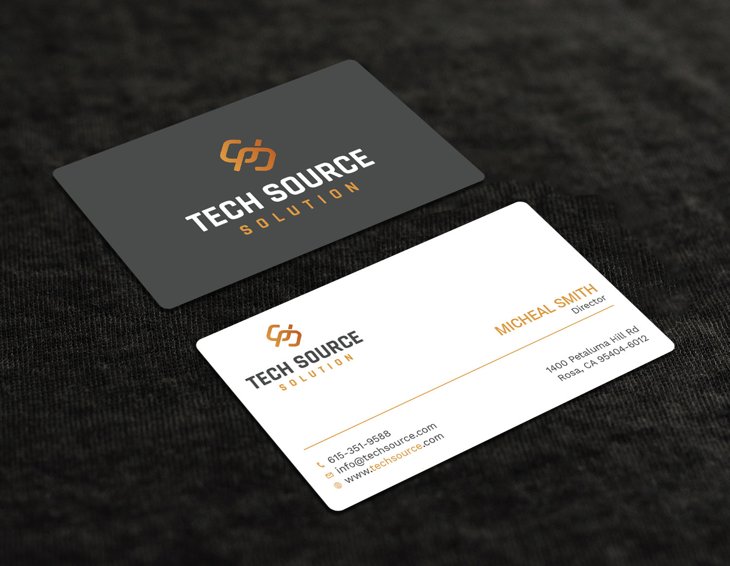 Business Card Design by Tripti Ranjan Gain for Tech Source Solution | Design #18922733