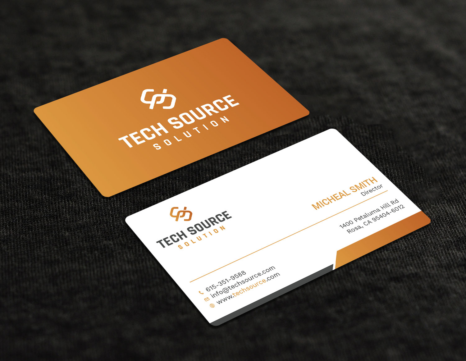 Business Card Design by Tripti Ranjan Gain for Tech Source Solution | Design #18922742