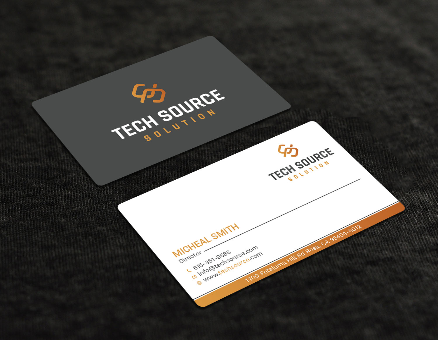 Business Card Design by Tripti Ranjan Gain for Tech Source Solution | Design #18922746