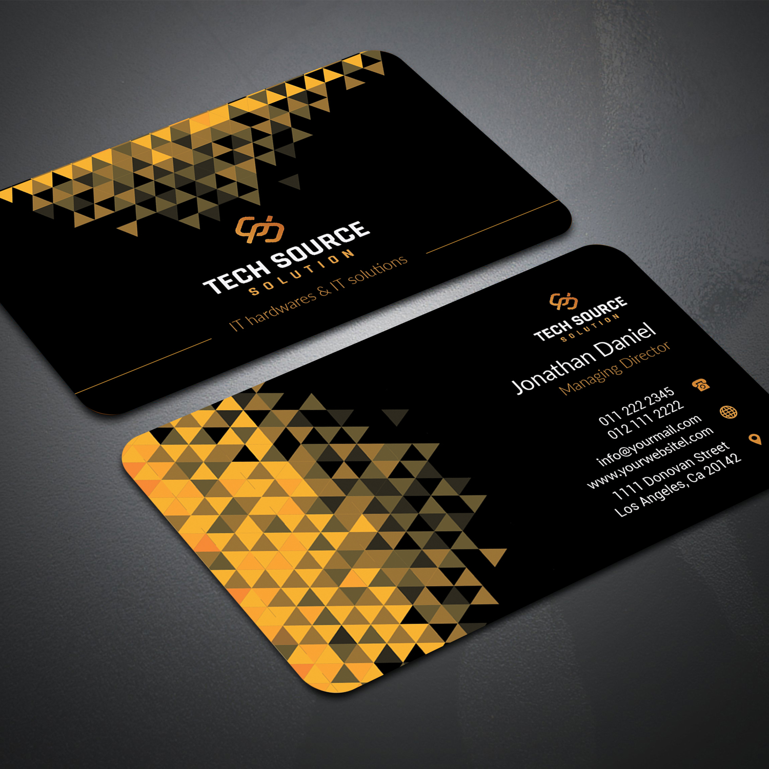 Business Card Design by Mishuy for Tech Source Solution | Design #18945617