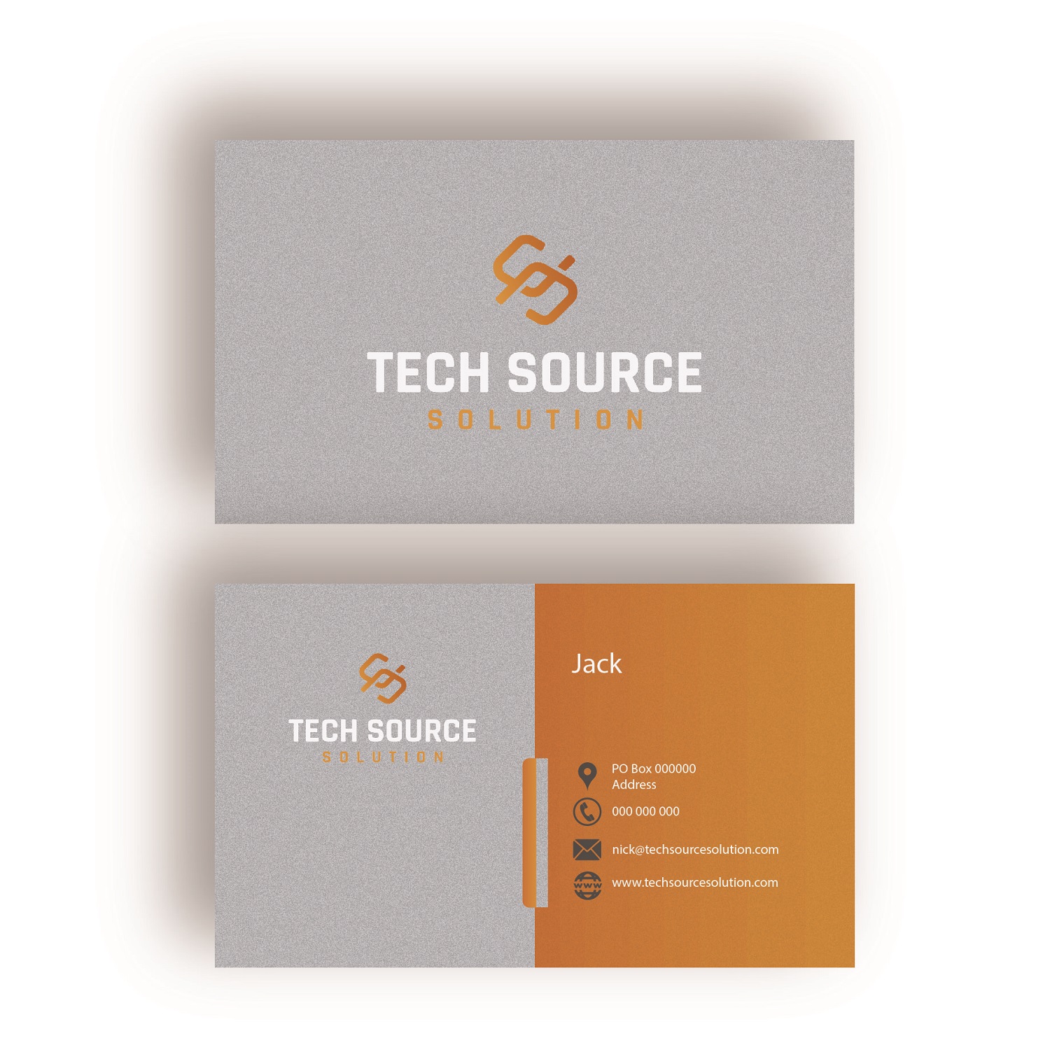Business Card Design by Protima Khan for Tech Source Solution | Design #18930705