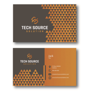 Diseño de Tarjeta de Presentación por Protima Khan para Tech Source Solution | Diseño: #18936966