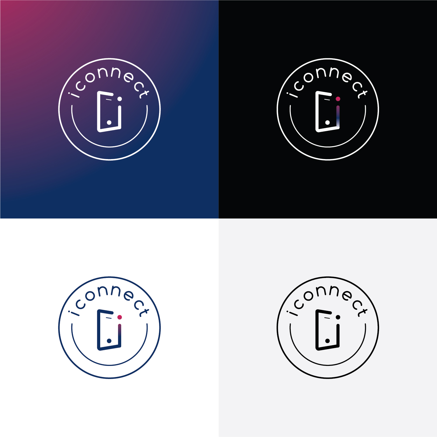 Logo Design by Muhammad Imran 3 for iConnect | Design #18964298