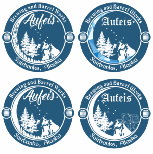Aufeis Brewing and Barrel Works; Fairbanks, Alaska | Logo Design by Doddy.K.Insani