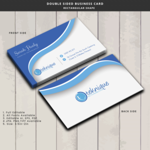 Diseño de Tarjeta de Presentación por Expert Designer para Teknique Health & Rehabilitation | Diseño #18999955