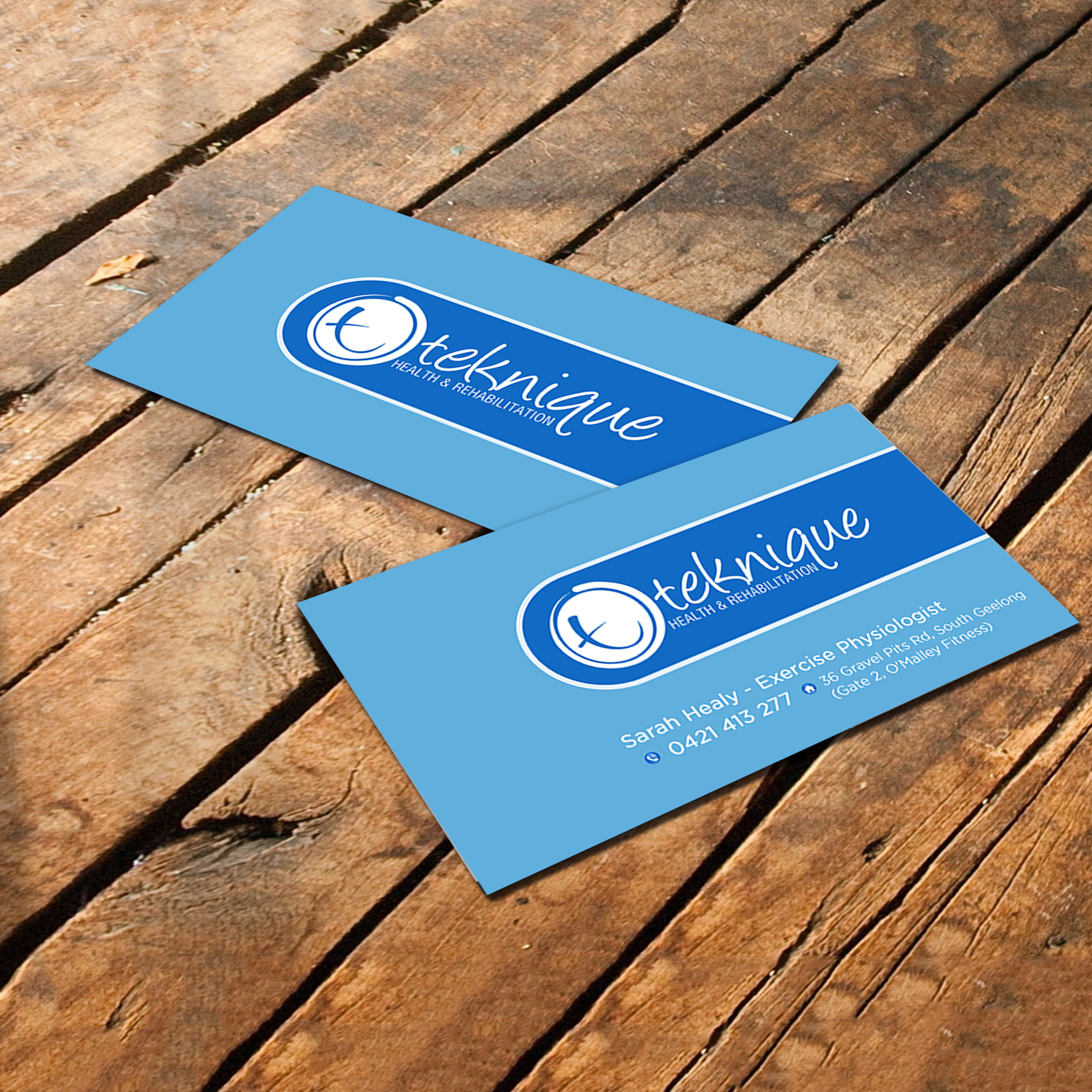 Business Card Design by debdesign for Teknique Health & Rehabilitation | Design #19003075