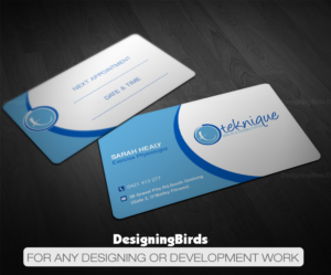 Business Card Design by Designing Birds for Teknique Health & Rehabilitation | Design: #19002346