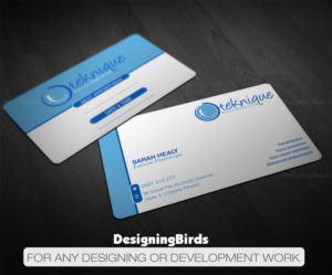 Business Card Design by Designing Birds for Teknique Health & Rehabilitation | Design: #19003395