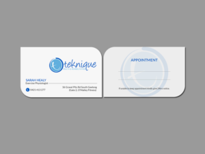Business Card Design by Creations Box 2015 for Teknique Health & Rehabilitation | Design: #19003933