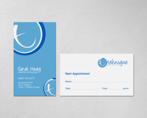 Business Card Design by chandrayaan.creative for Teknique Health & Rehabilitation | Design: #19007884