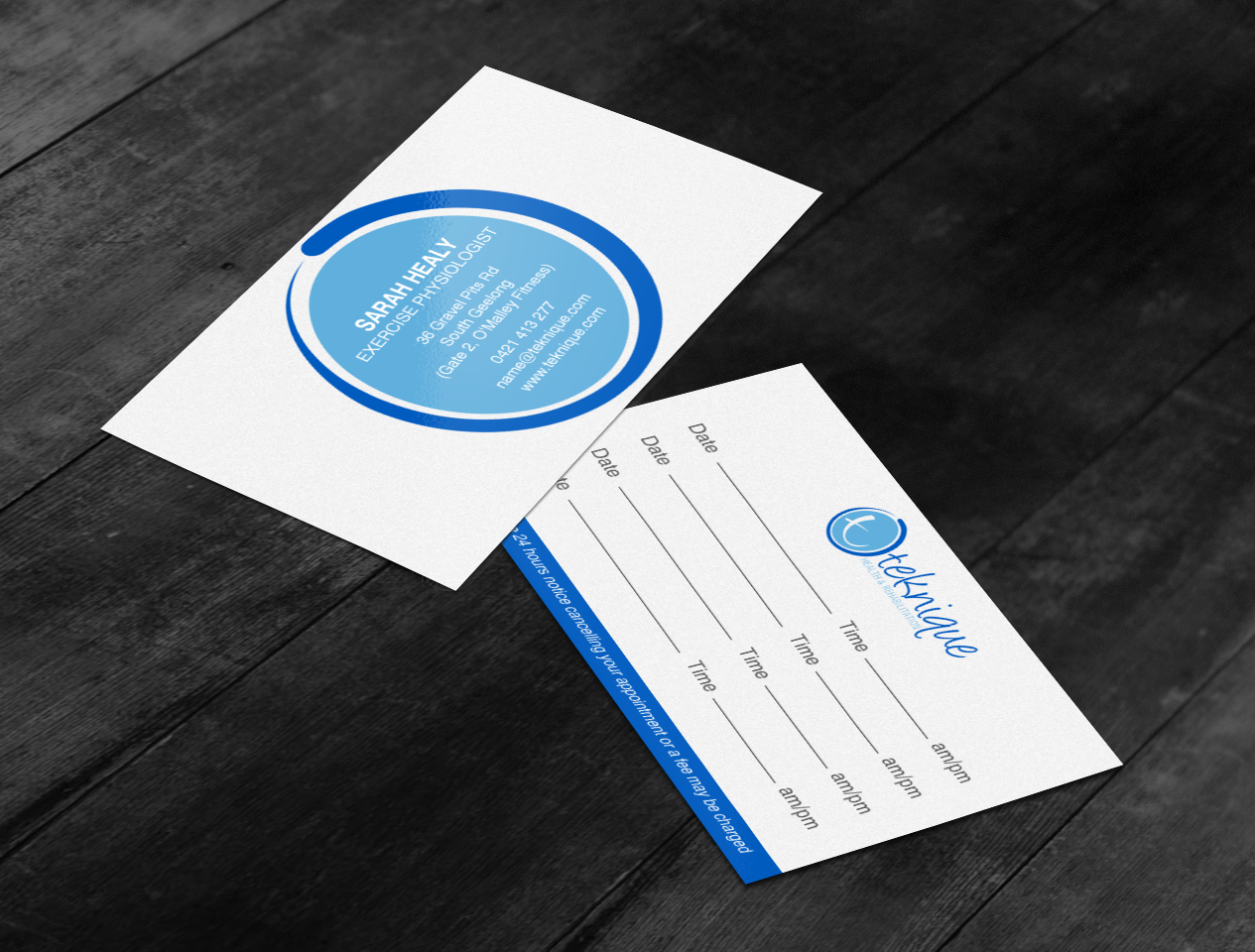 Visitenkarten-Design von chandrayaan.creative für Teknique Health & Rehabilitation | Design #19011047