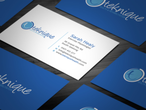 Business Card Design by Tripti Ranjan Gain for Teknique Health & Rehabilitation | Design: #19001134