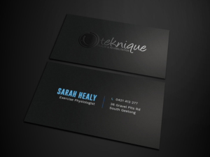 Business Card Design by Tripti Ranjan Gain for Teknique Health & Rehabilitation | Design: #19001157