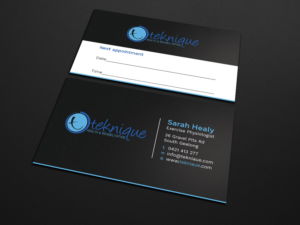 Business Card Design by Tripti Ranjan Gain for Teknique Health & Rehabilitation | Design: #19007107
