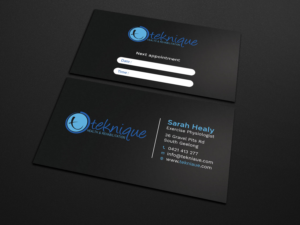 Business Card Design by Tripti Ranjan Gain for Teknique Health & Rehabilitation | Design: #19007108