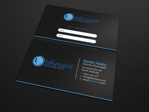 Business Card Design by Tripti Ranjan Gain for Teknique Health & Rehabilitation | Design: #19007110
