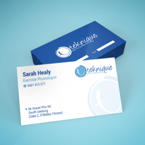 Exercise Physiologist needs business cards | Visitenkarten-Design von Maxo-Biz