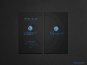 Business Card Design by SyncFuse™ Solutions for Teknique Health & Rehabilitation | Design: #19010584