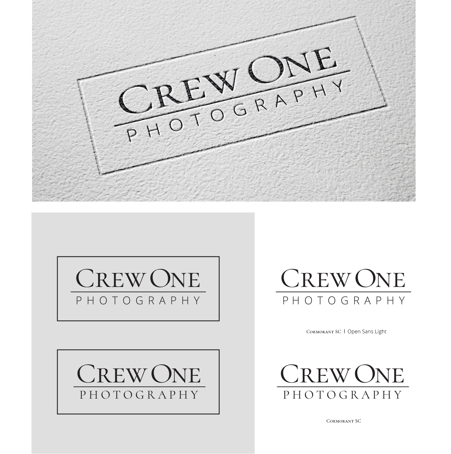 Logo Design by see why for Crew One Photography | Design #18996900