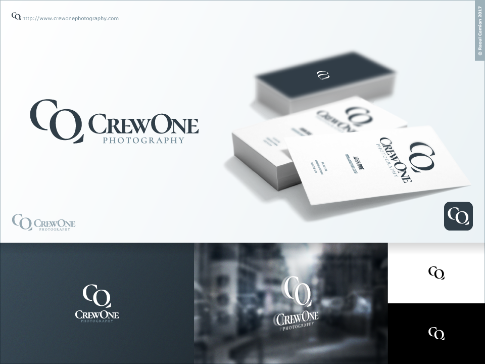 Logo Design by Raoul Camion for Crew One Photography | Design #19003657