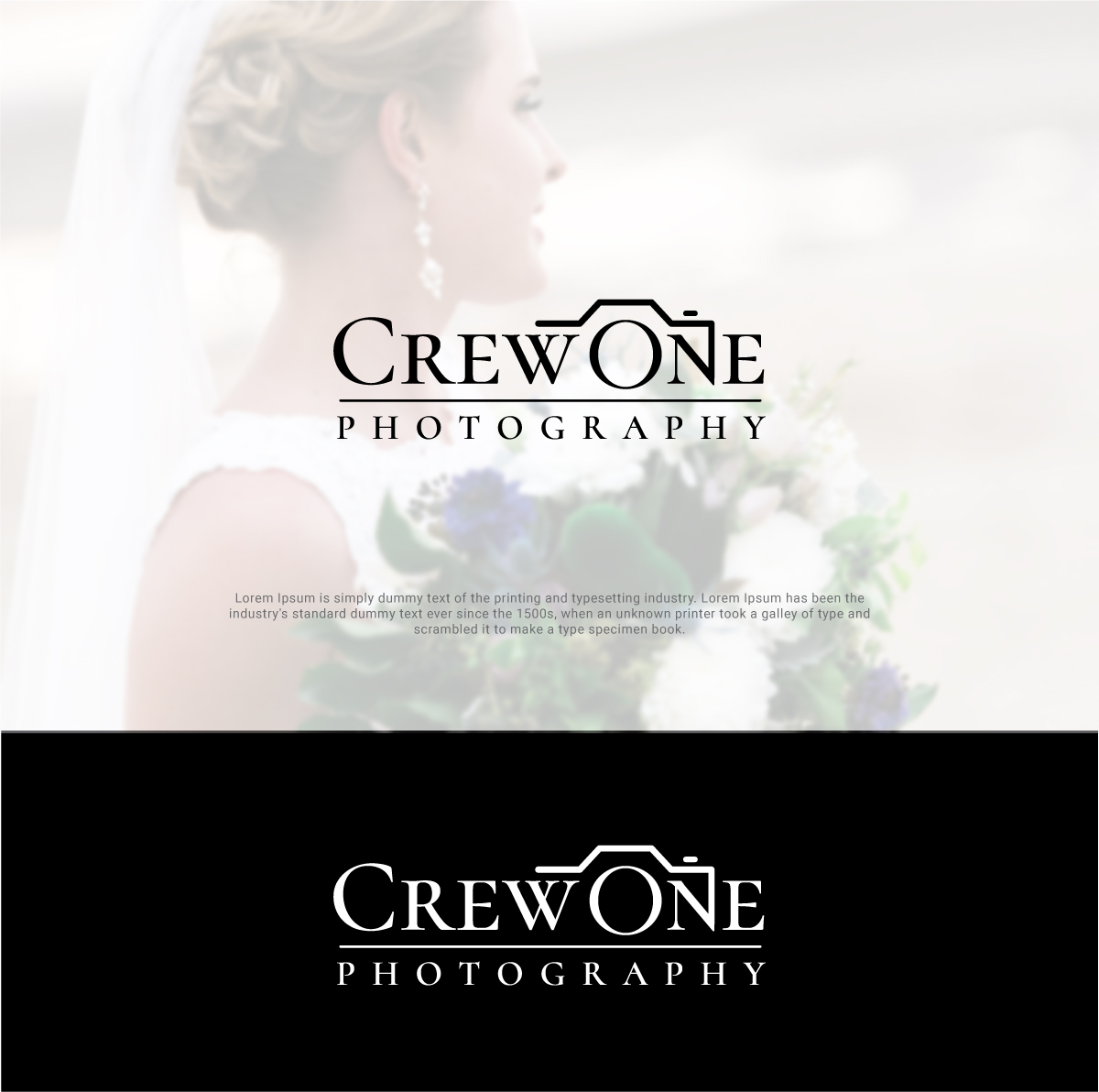 Logo Design by somani for Crew One Photography | Design #18988071