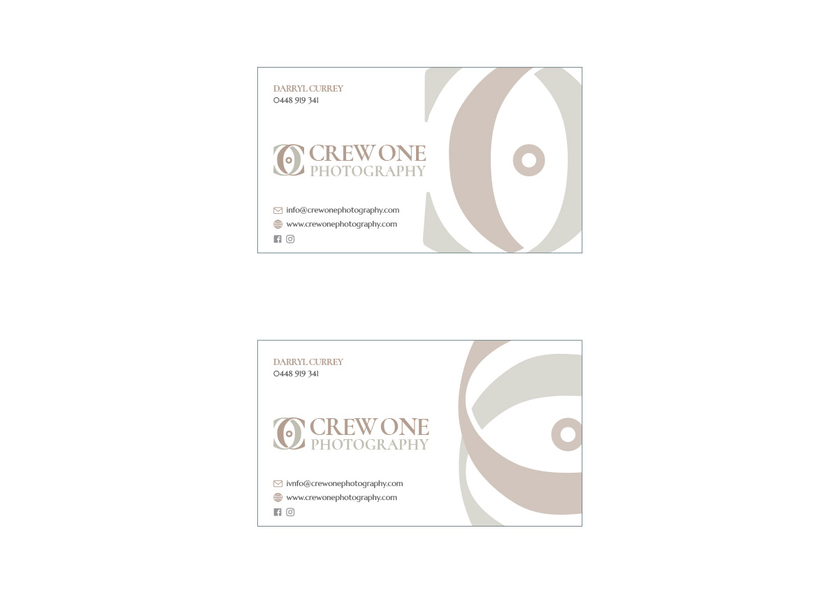 Logo Design by Dhakshnamoorthy L for Crew One Photography | Design #19038263