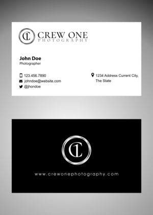 Logo Design by AFDesGraf for Crew One Photography | Design: #19036615