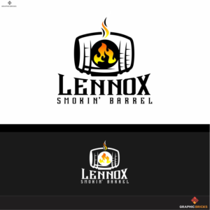 Lennox Smokin’ Barrel  | Diseño de Logo por Graphic Bricks