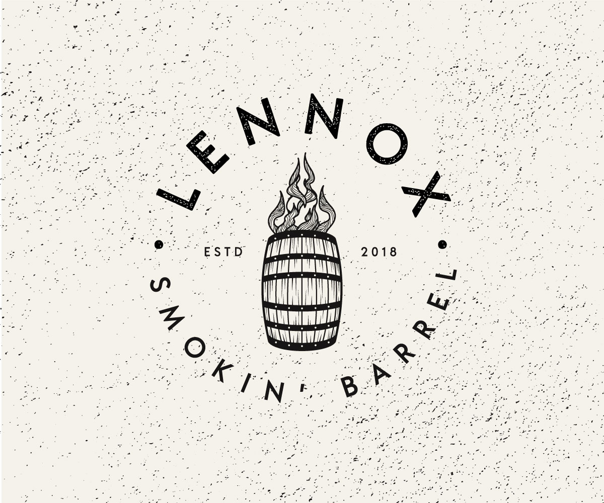 Logo Design by 91.kremena.petrova for Lennox Smokin Barrel | Design #18953354